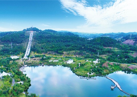 资阳乐至：生态与富民并进，，，，绿色与昌盛同辉